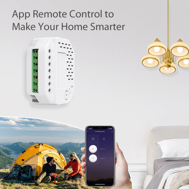 وحدة تحكم إضاءة ذكية (ماتر) ثن - مراجعة Smart Relay Tuya وسعره