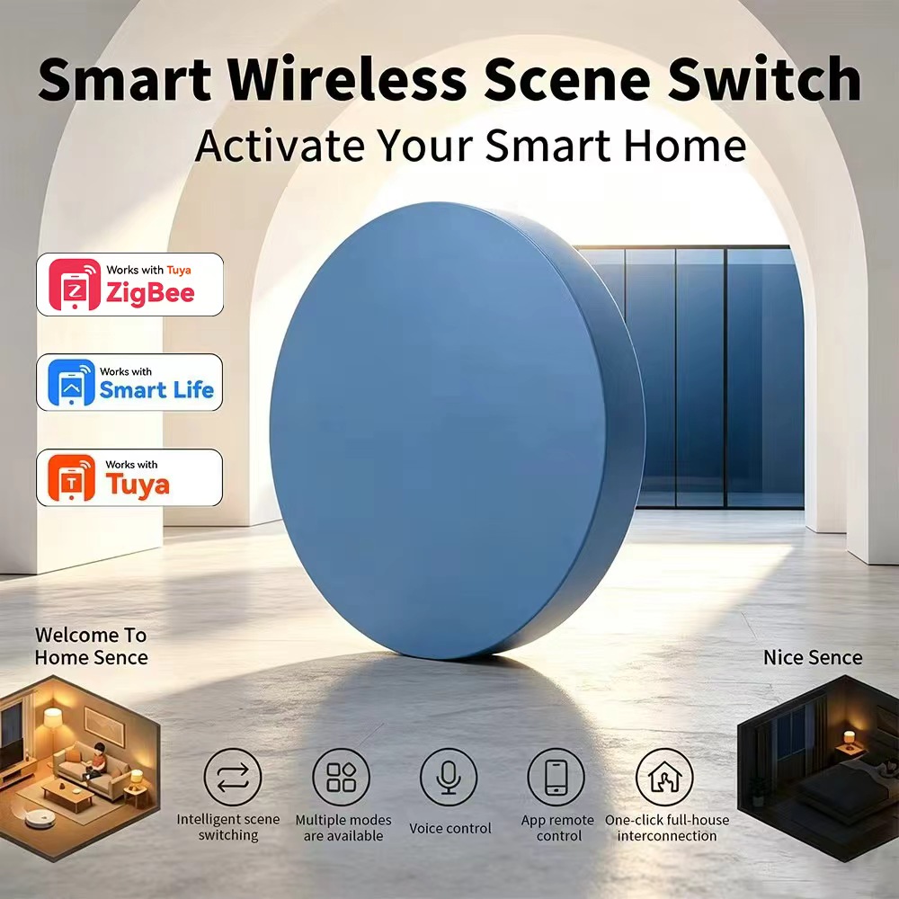 زر ضغط ذكي لاسلكي متوافق مع تو - مراجعة Home Assistant Tuya وسعره