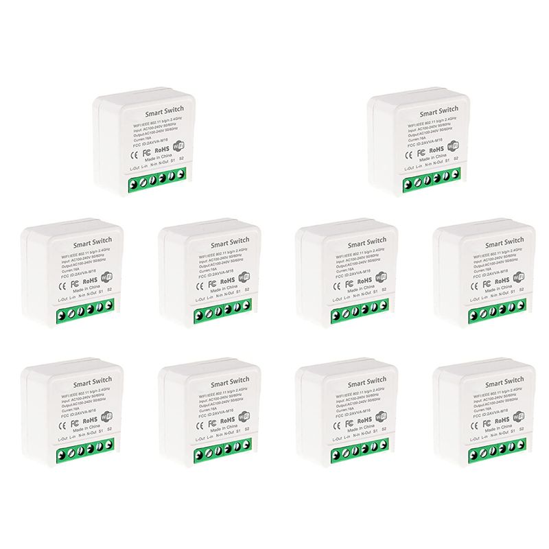 10X مفتاح ريلاي ذكي صغير يعمل  - مراجعة Smart Relay Tuya وسعره