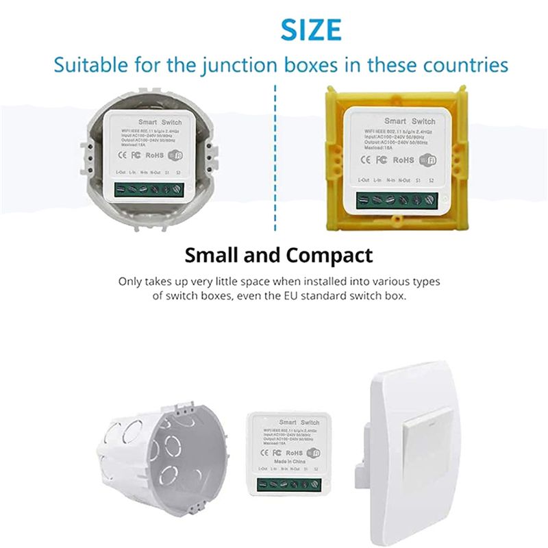 10X مفتاح ريلاي ذكي صغير يعمل  - مراجعة Smart Relay Tuya وسعره